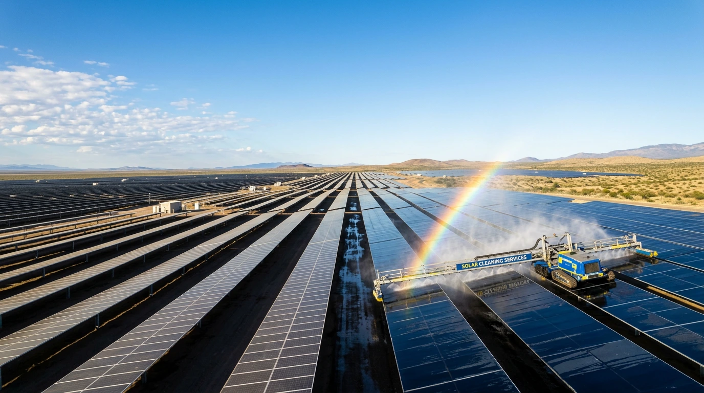 Güneş Paneli Temizleme